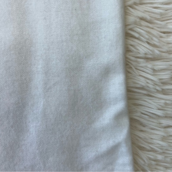 Bare flannel tote bag winter white with black Bare home logo super soft - Picture 7 of 8